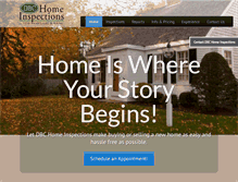 Tablet Screenshot of dbchomeinspections.com